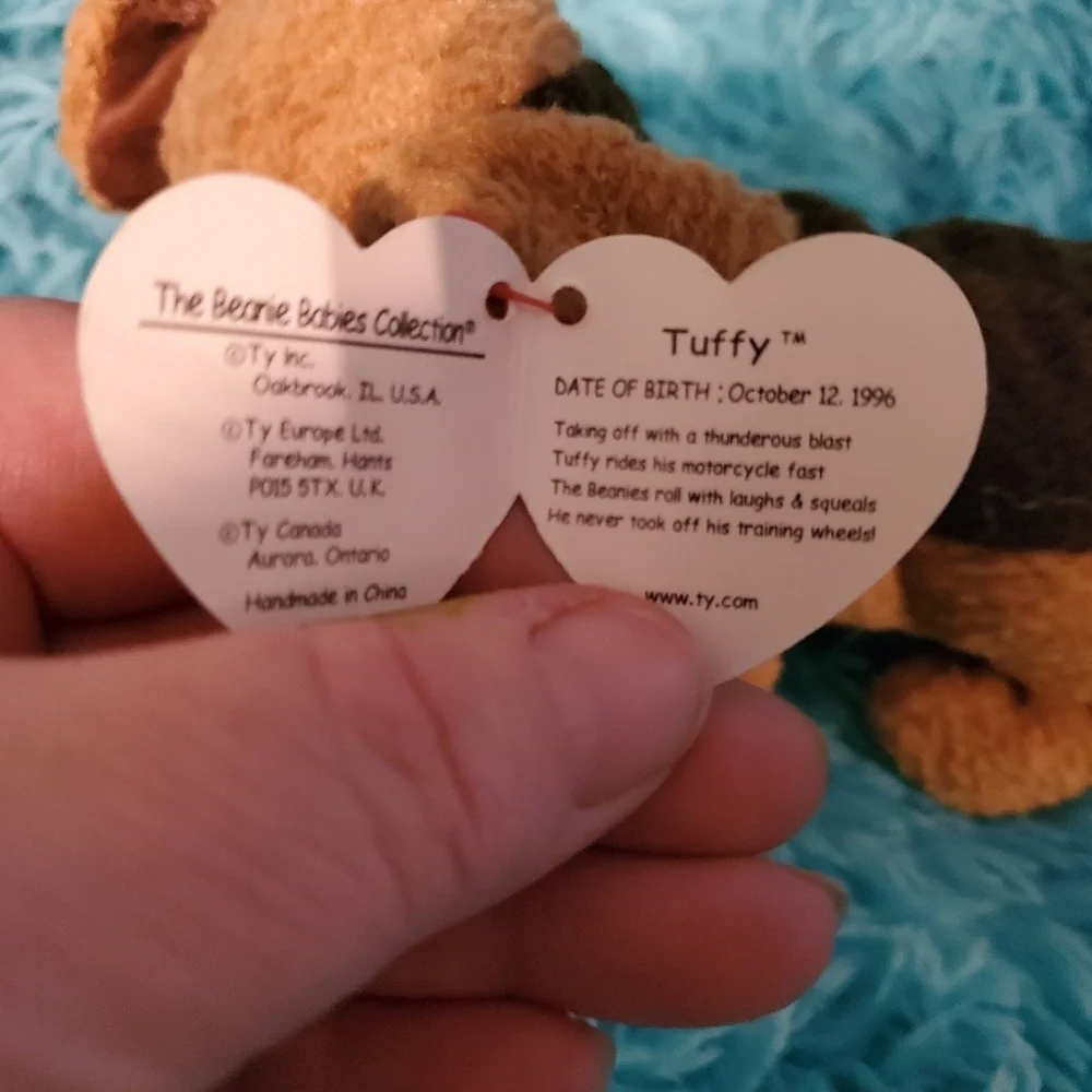 TUFFY the Terrier Dog TY Beanie Baby  ***Retired*** - Picture 4 of 6